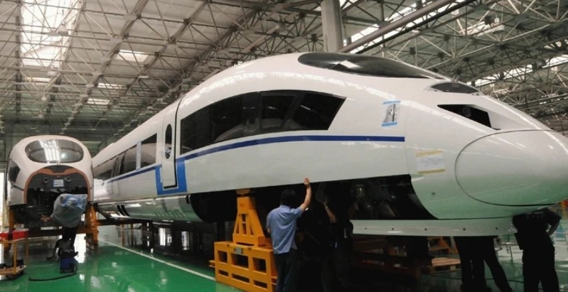 中国高铁生产线